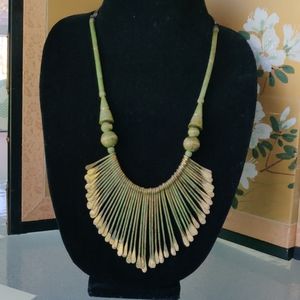 Exotic bib necklace (#197)